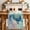 Beige, variant on Teal Sea Turtle Table Runner 36 Inches, Summer Coastal Coral Ocean Linen Texture Bed Runner Dresser Scarves Tabletop for Indoor Outdoor Parties/Ceremony/Banquet, 13"x 36"
