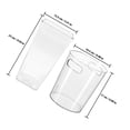 thumbnail image 2 of unbranded 2Ud Acrílico Transparente Para En Oficina Y Hogar Con Material Resistente, 2 of 8