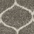 thumbnail image 7 of SAFAVIEH Hudson Arline Geometric Shag Area Rug, Grey/Ivory, 8' x 10', 7 of 7