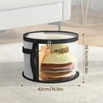 thumbnail image 2 of Oversized Clear Hat Storage Bag for Women, Holds up to 7 Caps Cowboy Hat Organizer for Closet, Wide Brims Hat Case with Carrying Handles, 16.5x10.4", 2 of 8