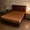 Coffee#1068, variant on Silk Fitted Sheet, Polyester Multicolor Mattress Cover With Four-Way Stretch Elastic Pocket, Soft Cool Washed Silk Feel Sheet for Mattress, Box Spring or Adjustable Bed