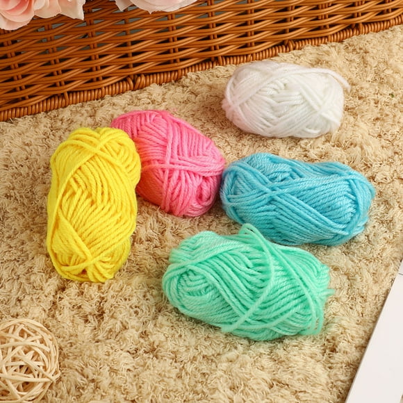 Minkissy 12Pcs Knitting Craft Yarns Variegated Yarn for Crocheting Beginners Professional Knitters