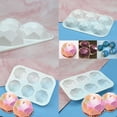 thumbnail image 3 of Molde de silicona Billuyoard 6 rejillas para fondant mousse pastel decoración de chocolate, 3 of 6