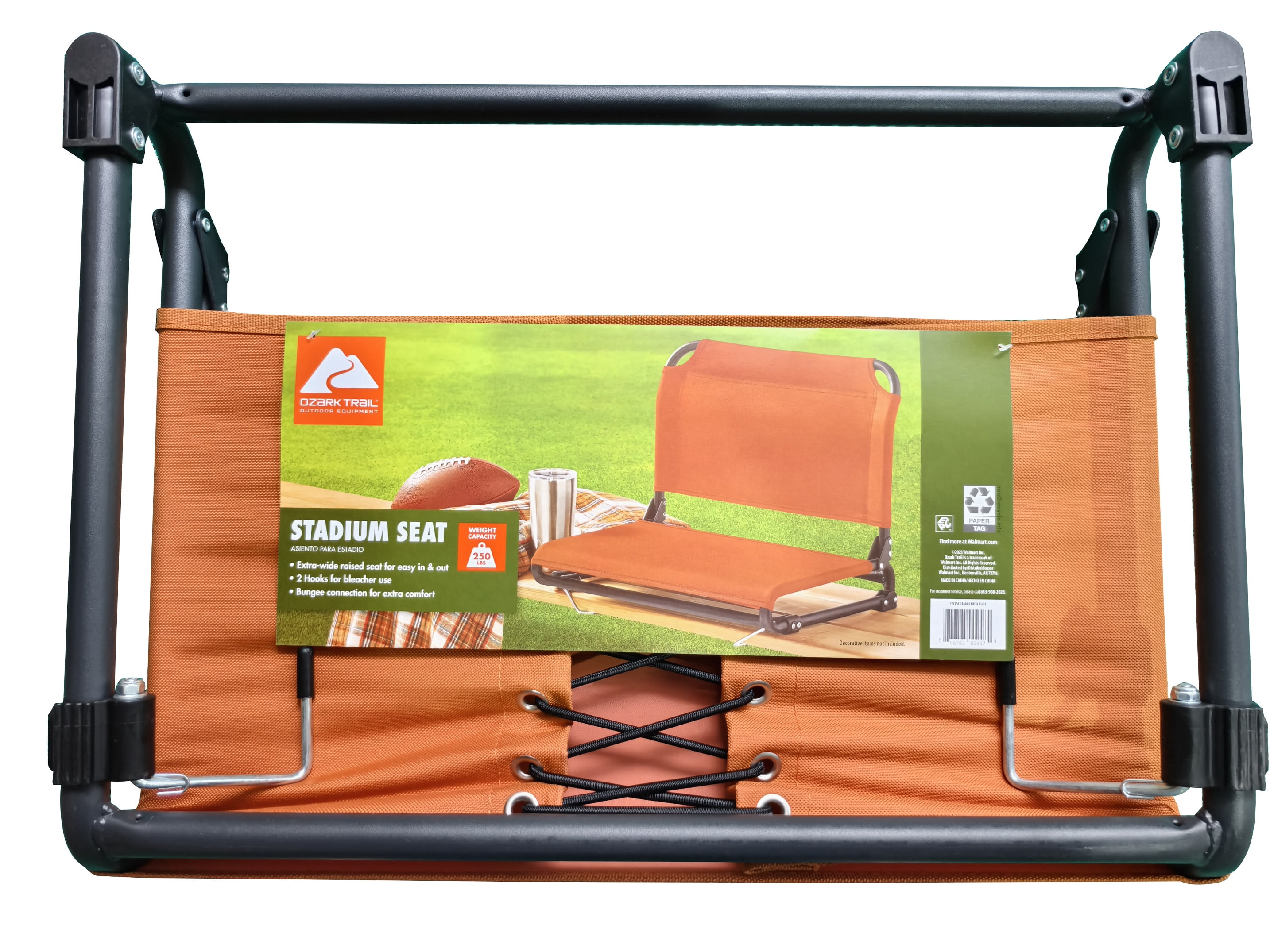 Ozark Trail Stadium Seat Burnt Orange