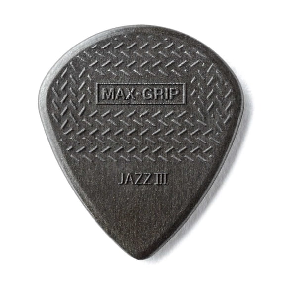 Dunlop Non-Slip Jazz Guitar Picks, Black 0.2 lb