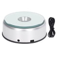 thumbnail image 1 of Rotating Display Stand 360° Rotating LED Lights 80 Seconds Per Lap USB Charging LED Display Base for Cups Crystals, 1 of 14