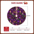thumbnail image 4 of Bingfone Christmas Tree Skirt Mat Christmas Decoration Interior 30"-Mardi Gra2, 4 of 8