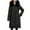 Black, variant on Plus Size Winter Coats Lightweight Winter Warm Long Down Jacket Packable Packable Coat Versatile Insulated Travel Outerwear
