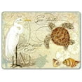 thumbnail image 3 of CounterArt Coastal Waterways Sea Turtle and Egret Hardboard 17'' Placemat (Set of 2), 3 of 3