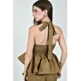 thumbnail image 4 of Conjunto de lunares corte peplum Roman Fashion /Juvenil, 5067 (Cafe) cafe G, 4 of 6