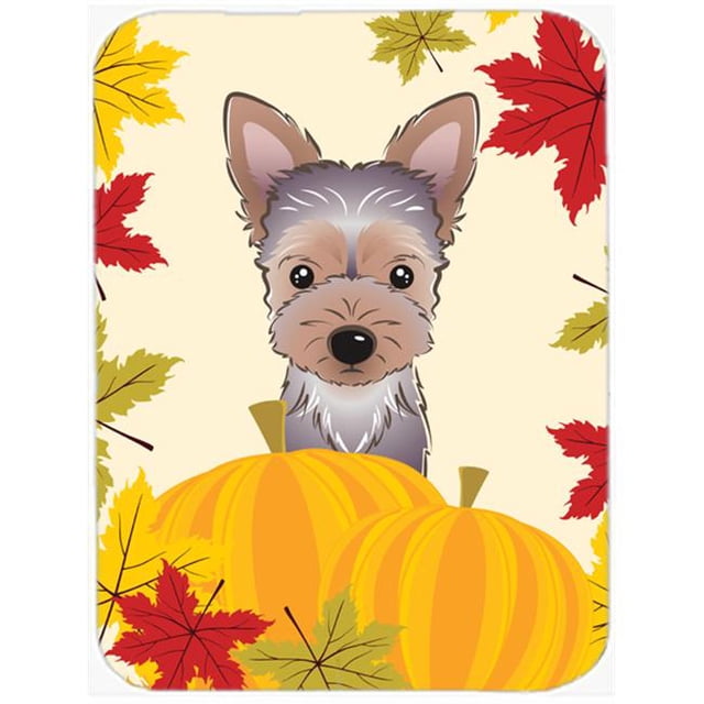 Yorkie Puppy Tapis de Souris de l'Action de Grâce, Tapis Chaud Ou Trivet