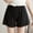 Black, variant on RYDCOT Ice Silk Safety Shorts for Under Dresses Women Smooth Anti Chafing Seamless Underwear Safety Shorts Gray