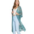 thumbnail image 4 of Blusa de encaje con malla bordada para vacaciones, protector solar, cárdigan, chaqueta de playa, bikini, traje de baño, 4 of 6