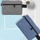 thumbnail image 5 of Billuyoard Neceser de viaje para hombre, contenedor de capacidad para mujer, bolsas de maquillaje, organizador, artículos de tocador de belleza, Almacenamiento y organización del hogar Gris claro, 5 of 6