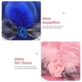thumbnail image 3 of UNOMOR Compact Hen Hat Hats Assorted Color 6Pcs 2.8x2.8in Cloth for Parties, 3 of 12