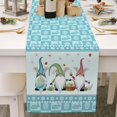 thumbnail image 1 of Easter Table Runners 13x70 Inches  Bunny Gnomes Linen Burlap Happy Easter Table Runners for Kitchen Holiday Party, 1 of 4