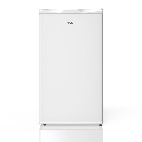TCL White Single Door Compact Refrigerator without Freezer for Dorm, Office & Garage, 3.1 Cu. Ft.