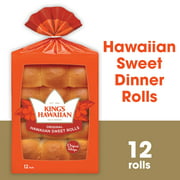 King's Hawaiian Original Hawaiian Sweet Dinner Rolls, 12 Count, 12 Oz