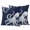 Navy Blue, White, Indigo, variant on 2 Pack Outdoor Waterproof Throw Pillow Covers,Underwater Ocean Giant Octopus Decorative Square Pillow Case Patio Pillowcases for Chair Couch Sofa 16x16in