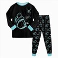 thumbnail image 2 of HFHAPW Little Boy Girl Pajama Set Sleepwear Long Sleeve Pjs 2 Piece Jammies Fall Winter, 2 of 7