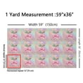 thumbnail image 3 of Castle Fairy Watercolor Pink Bow Fabric by the Yard 5 Yards for Girls, Dreamy Diamond Glitter Balloon Sewing Fabric, Happy Birthday Room Decor Fabric by the Yard, Microfiber Bedroom Decor, 3 of 6