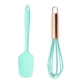 thumbnail image 1 of Los mini utensilios de cocina del silicón fijaron del Cookware antiadherente de 2 pequeñas herramientas de la cocina con el agujero para colgar, 1 of 5