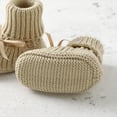thumbnail image 7 of Baby Shoes + Gloves Set Knit Newborn Girls Boys Boots Mitten Fashion Butterfly-knot Toddler Infant Slip-On Bed Shoes Hand Made, 7 of 7