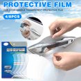 thumbnail image 2 of CAROOTU 4/8Pcs Car Door Handle Protective Film Universal Transparent Car Door, 2 of 5