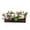 Purple, variant on Homenest Pre-Made Artificial Rose Flower Arrangement in Wooden Box, Faux Floral Centerpiece with Multi-Tone Roses for Home Window Desk & Wedding Decor Green