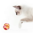 thumbnail image 3 of Meidiya 6Pcs Small Assorted Color Kitty Yarn Puffs Cat Toys,1.97" Cat Toy Balls Soft Kitten Pompon Toys Indoor Cats Interactive Playing Quiet Ball Cats Favorite Toy, 3 of 8