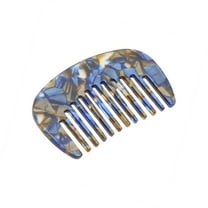 Vocoste Hair Comb Wide Tooth Anti-Static Pocket Size Comb for Thick Curly Hair Dark Blue