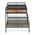 thumbnail image 2 of Bowery Hill Full XL over Queen Metal Bunk Bed in Sandy Black, 2 of 5