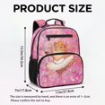 thumbnail image 7 of Jeiento Capybara 13.5 Inch Preschool Backpack for Toddler Girls, Lightweight Kids School Bag, Bookbag for Kindergarten with Storage Pockets, Pink, 7 of 7