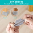 thumbnail image 2 of Liwarace 4Pcs Silicone Table Chair Leg Non-slip Protective Cover, 2 of 6