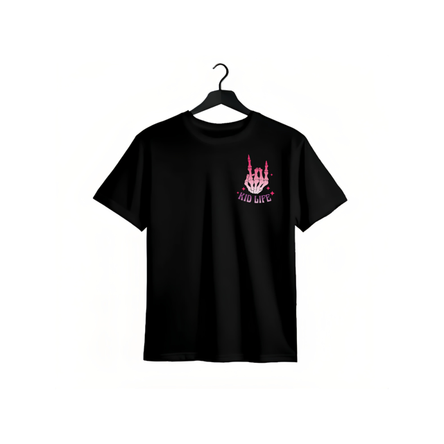 Girls "on My Mom'S Last Nerve"Double-Side Print 100% cotton Short Sleeve T-shirt, Comfy Casual Tees For Girls Summer