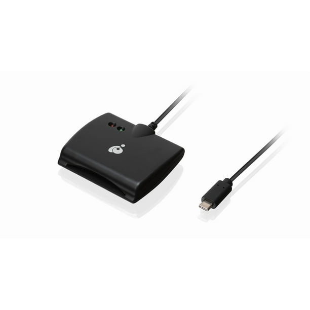 Lector de tarjetas inteligentes IOGEAR USB-C Common Access CAC GSR205