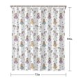 thumbnail image 5 of Princess Unicorn Star Pattern Shower Curtain 72"x84" ,Bathroom Decorative Shower Curtains Set with 12 Hooks,Modern Waterproof Washable Shower Curtain, 5 of 6