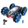 thumbnail image 2 of Reloj Control remoto RC Stunt Car Juguetes de doble cara con 3 baterías (Azul) Likrtyny Para estrenar, 2 of 9