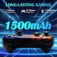 thumbnail image 3 of Wireless Controller Compatible with P5/P5 Pro/P5 Slim/PC,with 1500mAh Battery,Dual Vibration,6-Axis Motion Control,Speaker,3.5mm Audio Jack (Ice&Fire), 3 of 7