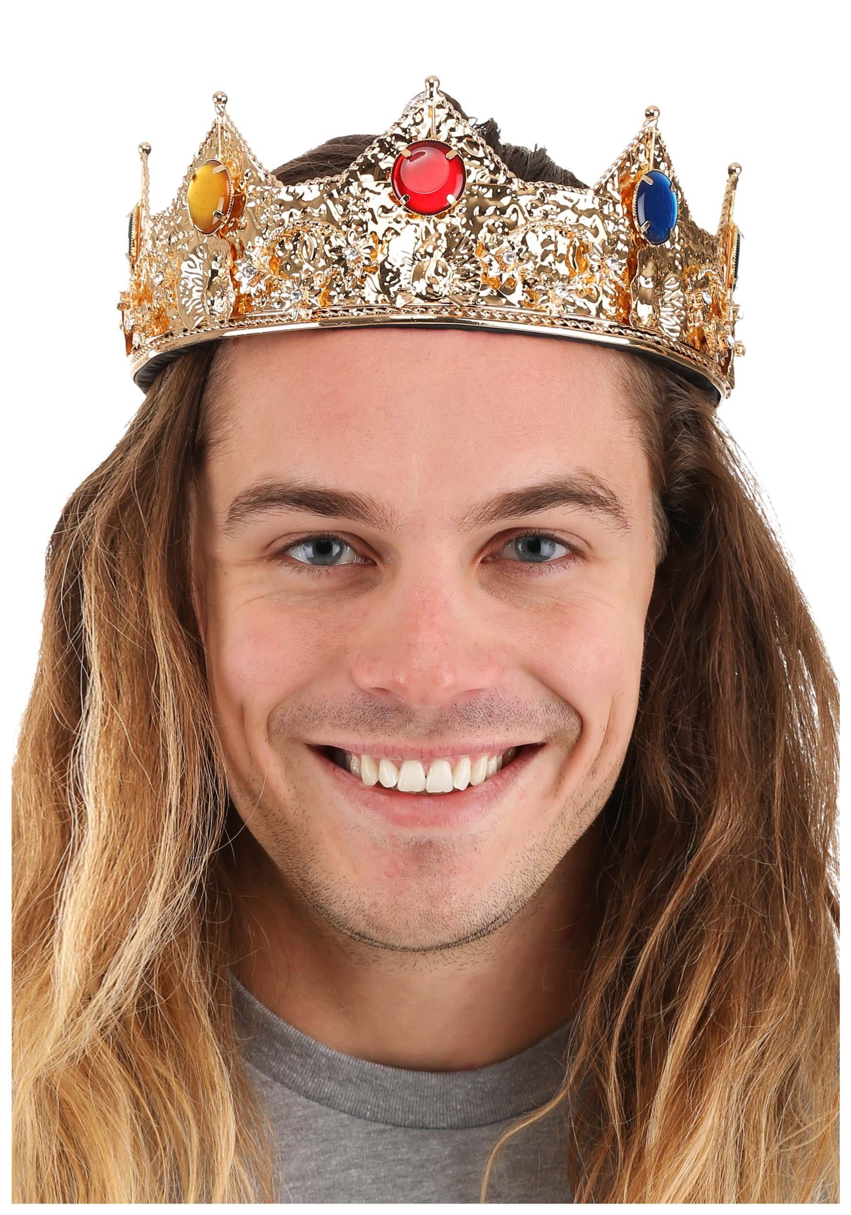 Gold Foil Ball Crowns Halloween Costume Ideas Be A King Or Queen Cosplay 