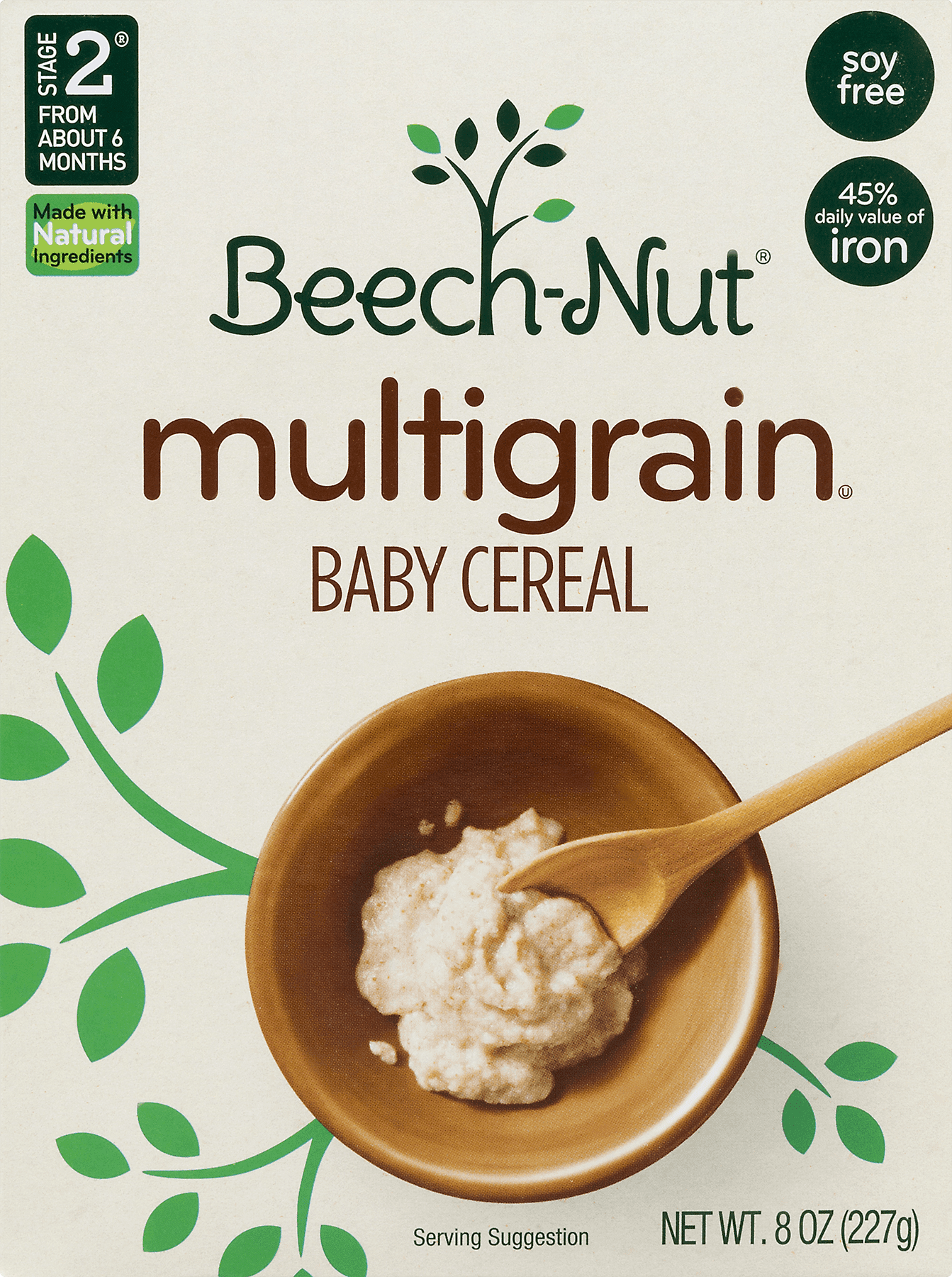 beech nut homestyle baby cereal single grain rice