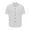 White, variant on YYDGH Casual Men's Muscle Fit Dress Shirts Short Sleeve Athletic Fit Button Down Shirts(Black,XXL)