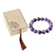 thumbnail image 2 of Pulsera de cuentas redondas, pulsera de joyería con dijes, pulsera de cristal, pulsera para mujer, novia del Día de la Madre, 2 of 9