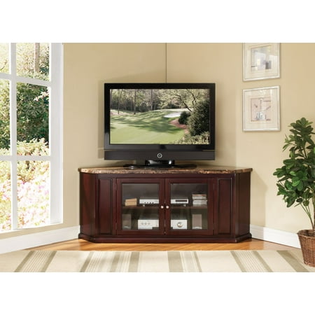 Simple Relax 1perfectchoice Nevin Contemporary Corner Tv Stand Simple Relax 1perfectchoice Nevin Contemporary Corner Tv Stand Entertainment Table Faux Marble Top Espresso