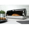 thumbnail image 5 of BerlingerHaus Stainless Steel Bread Box for Kitchen Countertop, Black, 5 of 9