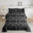 thumbnail image 2 of Castle Fairy Kids Luxury Vintage Damask Twin Comforter Sets,Bohemian Floral Bedding Set, 2 of 8