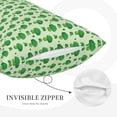 thumbnail image 3 of Fuzoiu Broccoli 1 Print Fuzzy Pillowcases, Super Soft Pillow Case Cover with Zipper for Bedroom, Sofa, Couch,Cozy Pillow Shams for All Seasons-14"x20", 3 of 6