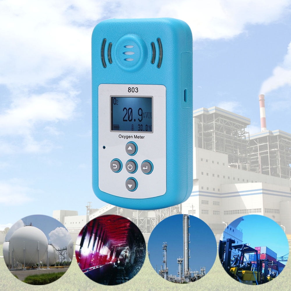 Oxygen Meter Portable Oxygen(O2) Concentration Detector with LCD