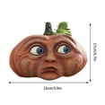 thumbnail image 3 of XGFHYJEH Halloween Pumpkin Decorations Indoor, Halloween Tabletop Decoration Ornament, Halloween Scary Props Decor for Home Party Bedroom Living Room, 3 of 5