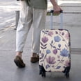 thumbnail image 3 of Pioneer Flower Floral Print Pattern Luggage Cover Fashion Suitcase Cover Baggage Covers Fit 25-28 Inch Luggage (Go Travel), 3 of 4
